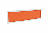 Экран для столов-тандемов ткань в алюминиевом профиле (оранжевая) V-051T