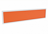 Экран для столов-тандемов ткань в алюминиевом профиле (оранжевая) V-053Т